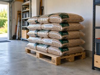 Le stockage des granul&eacute;s de bois