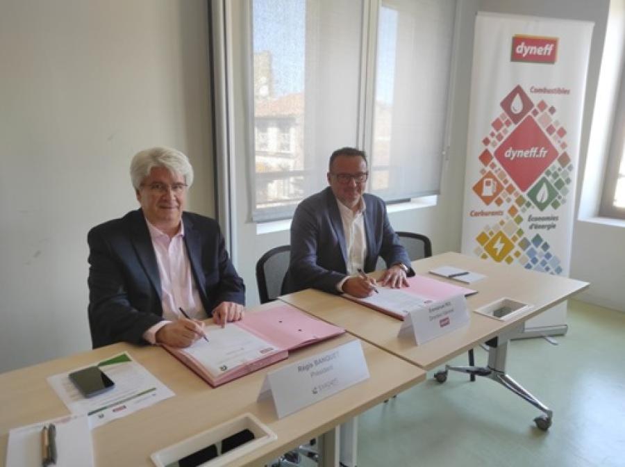 Dyneff, partenaire du SYADEN et de RÉVÉO. En route pour la décarbonation des transports !