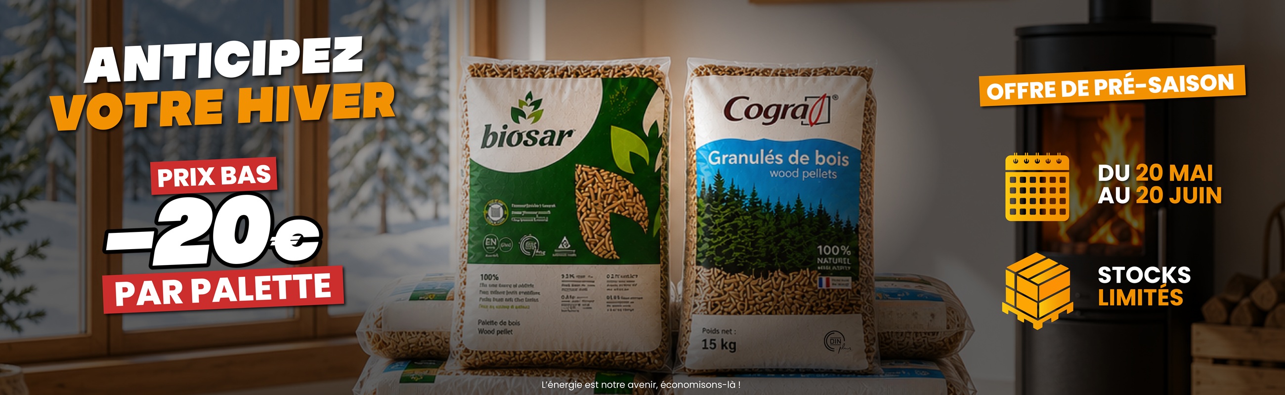 Promotions granul&eacute;s de bois