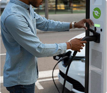 Nos bornes de recharge pour véhicules électriques - Dyneff
