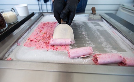 Glace à la plancha - Arzens Sud