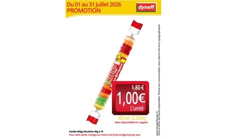 Promotion Haribo M&eacute;ga Roulette