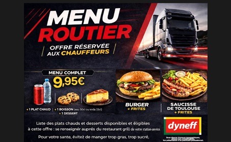 Menu routier - Station-service de Groies