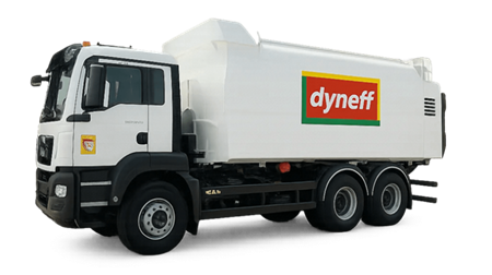 Camion souffleur de granulés de bois Dyneff