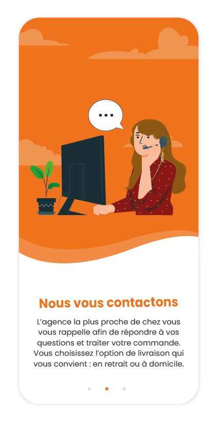 Etape 2 d'une commande par téléphone de granulés de bois - Dyneff