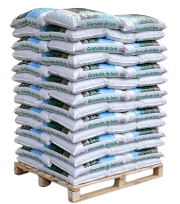 Palette de granulés de bois Cogra - Dyneff