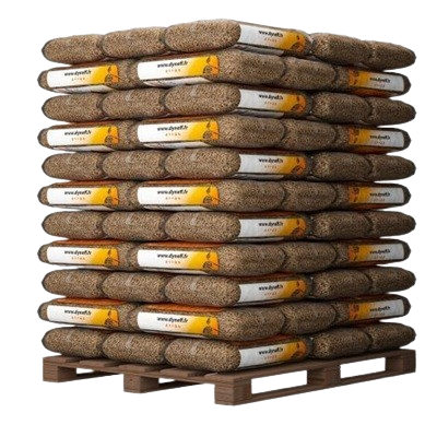 Palette de granulés de bois Dyneff - Dyneff