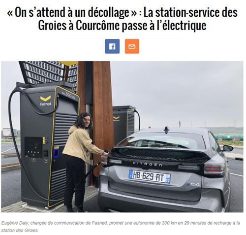 « On s’attend à un décollage » : La station-service des Groies à Courcôme passe à l’électrique
