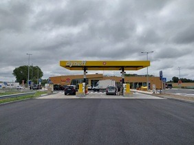 Réouverture de la station autoroutière de Vallée de l'Erve (A81). 