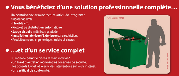 Cuve de chantier - Dyneff