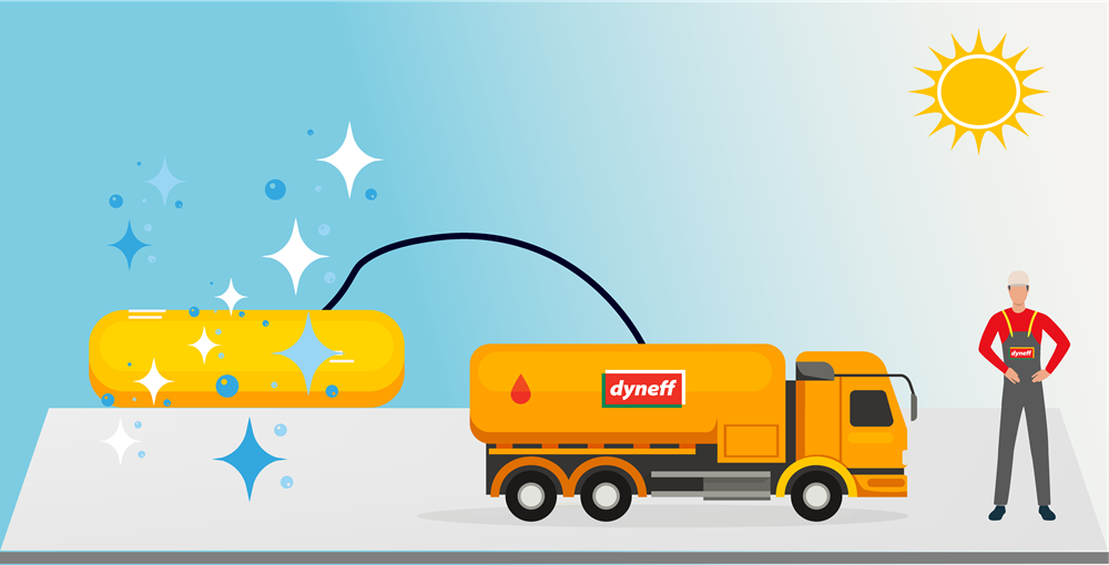 Propri&eacute;t&eacute;s nettoyage m&eacute;canique cuve - Dyneff