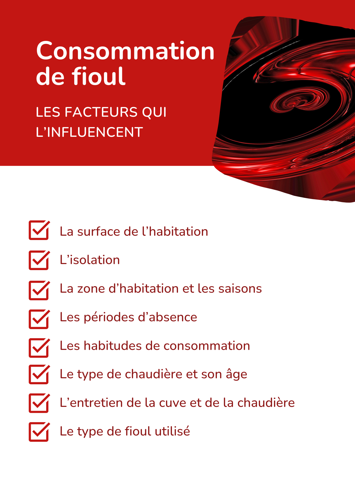 facteurs consommation de fioul  facteurs consommation de fioul