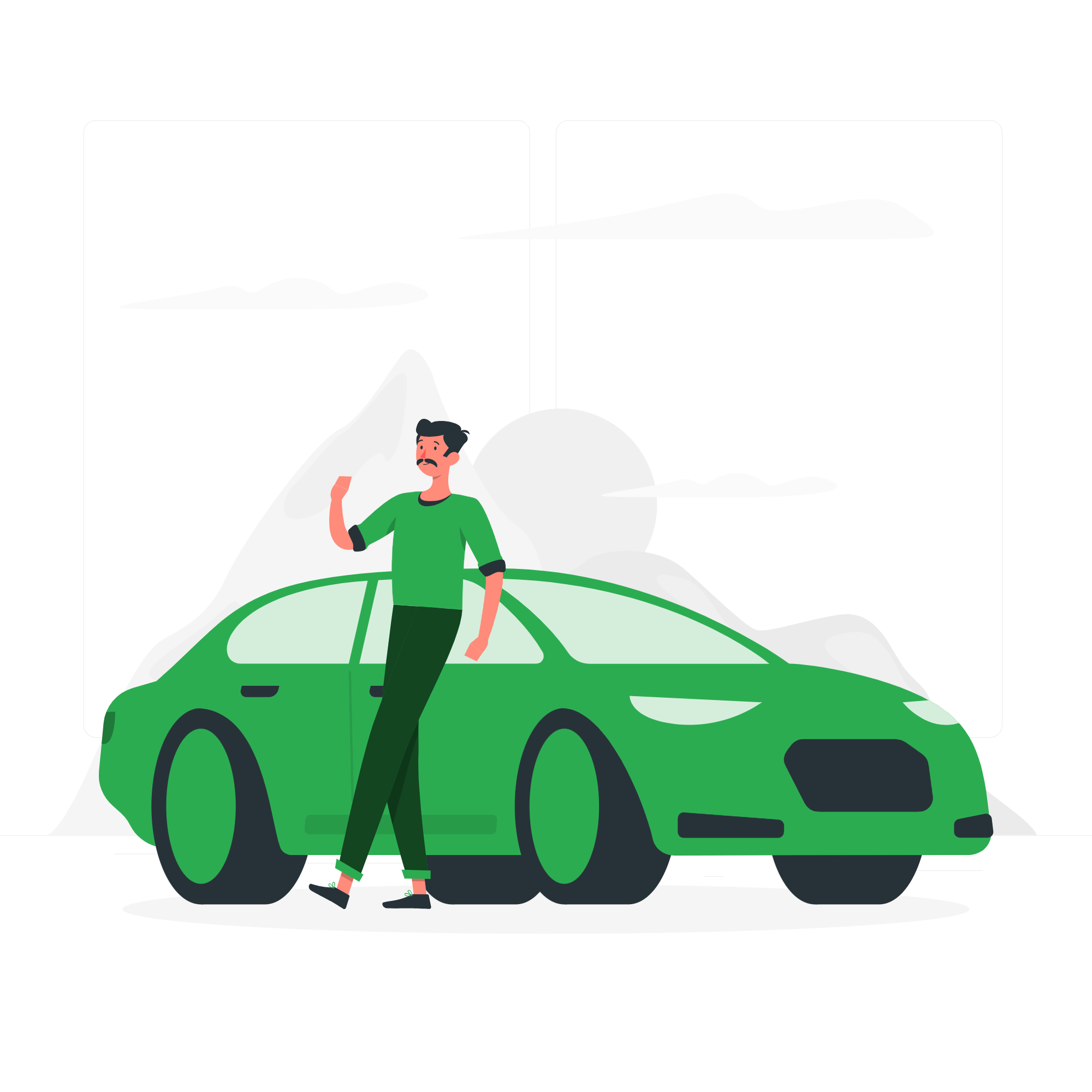 voiture verte 