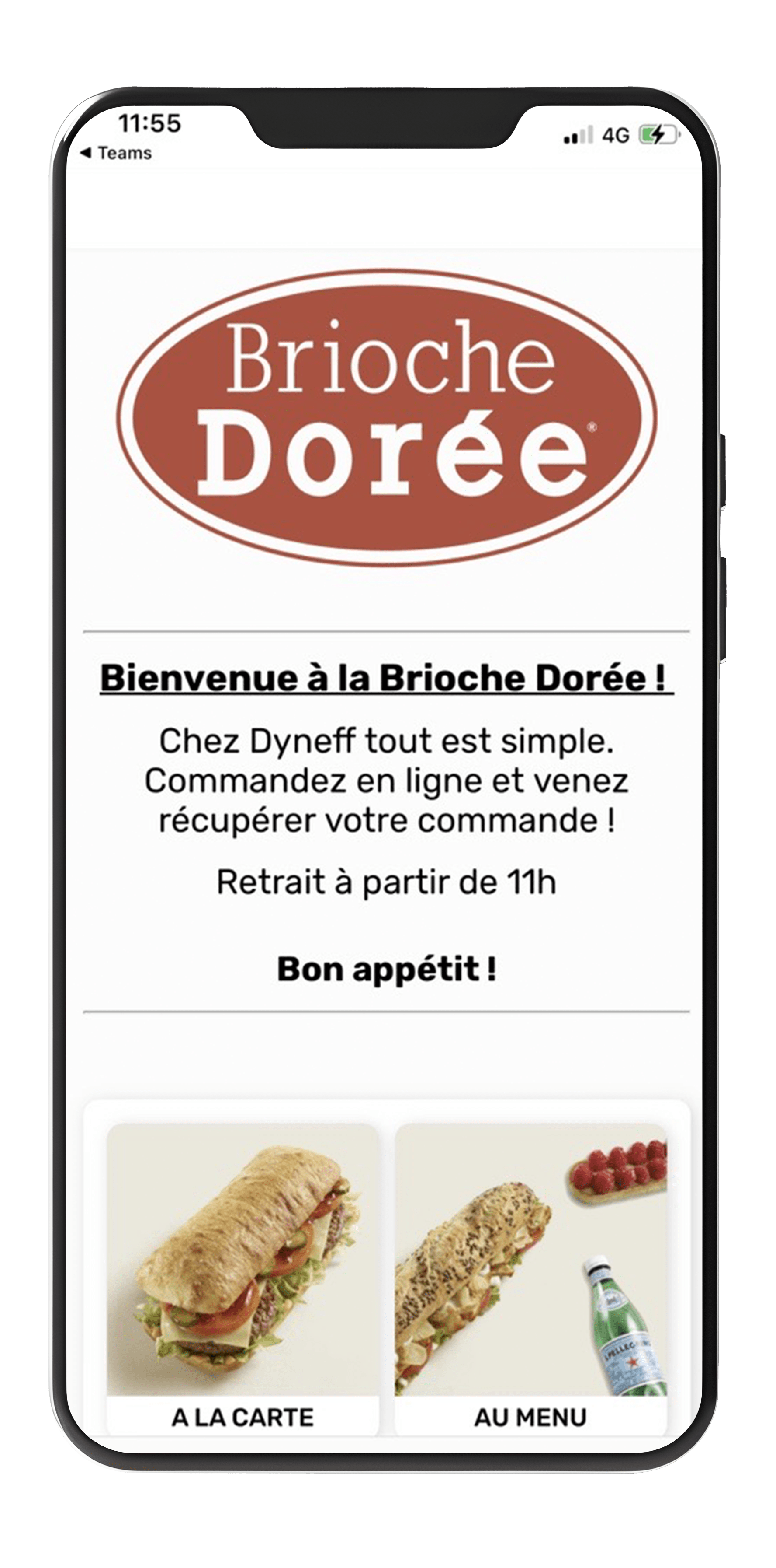 Application click and collect brioche dorée 1