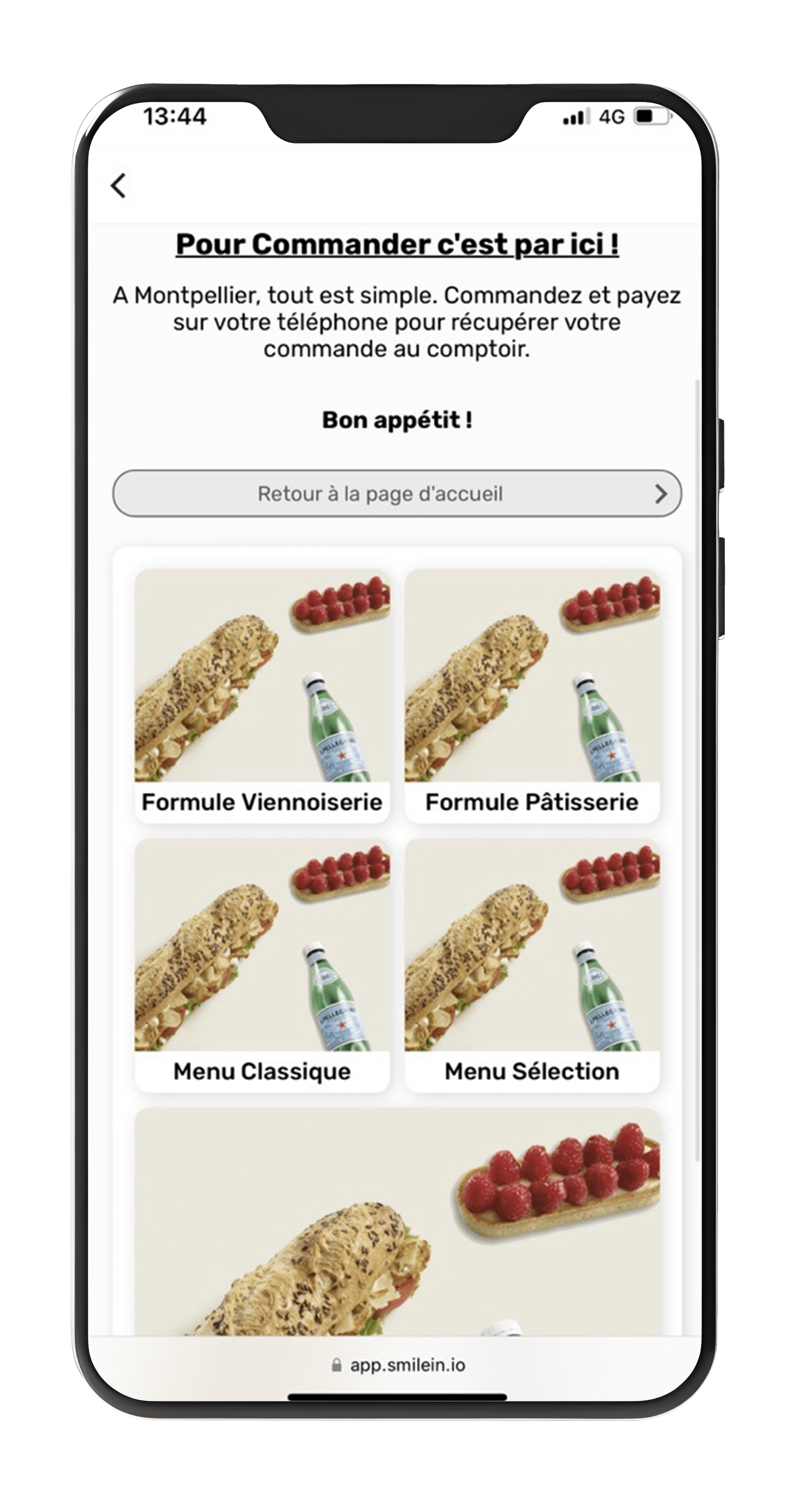 Application click and collect brioche dorée 2