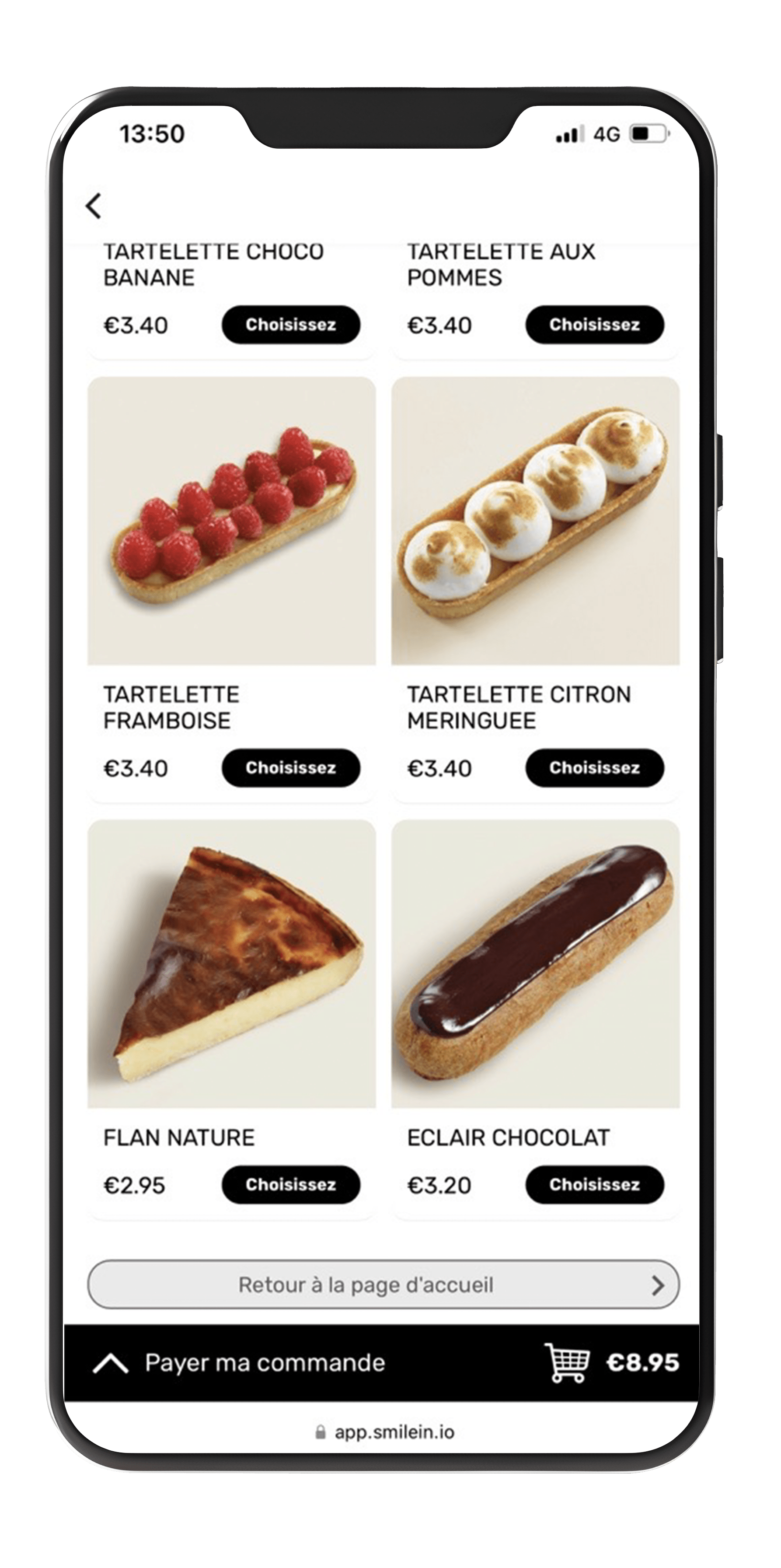 Application click and collect brioche dorée 3