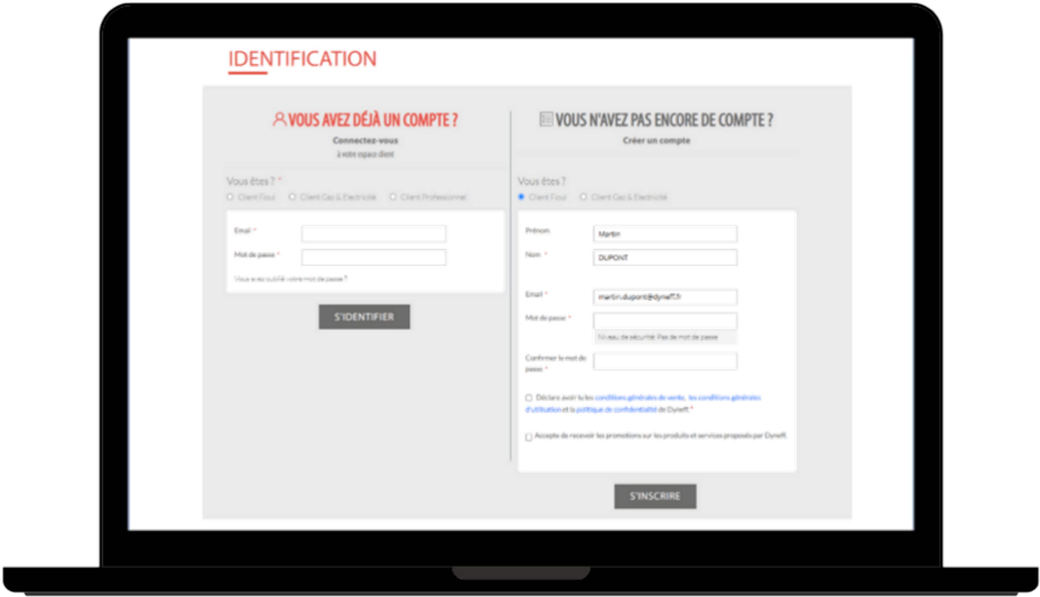 creation compte fioul mockup minbis creation compte fioul mockup minbis