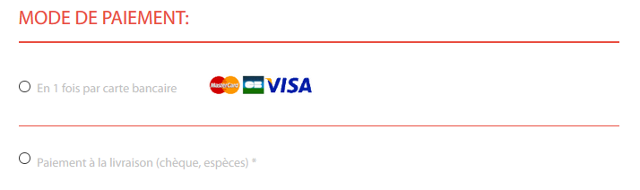 mode de paiement mode de paiement