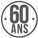 Logo 60 ans à vos côtés