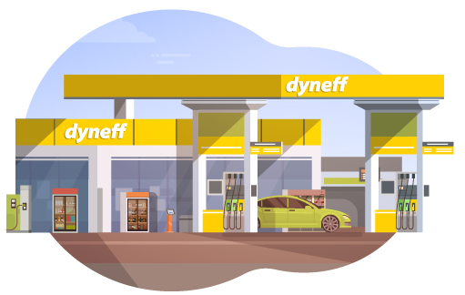 station autoroutière dyneff aire de Saulce
